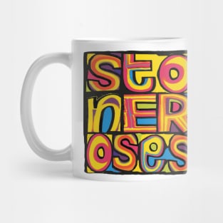 Stone Roses 'Happy Monday' Design Mug